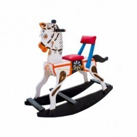 Wooden Colorful Rocking Horse 