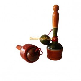 Etikoppaka Wooden Cup and Ball Toy ( Set of 2)