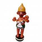 Handmade Wooden Hanuman Idol