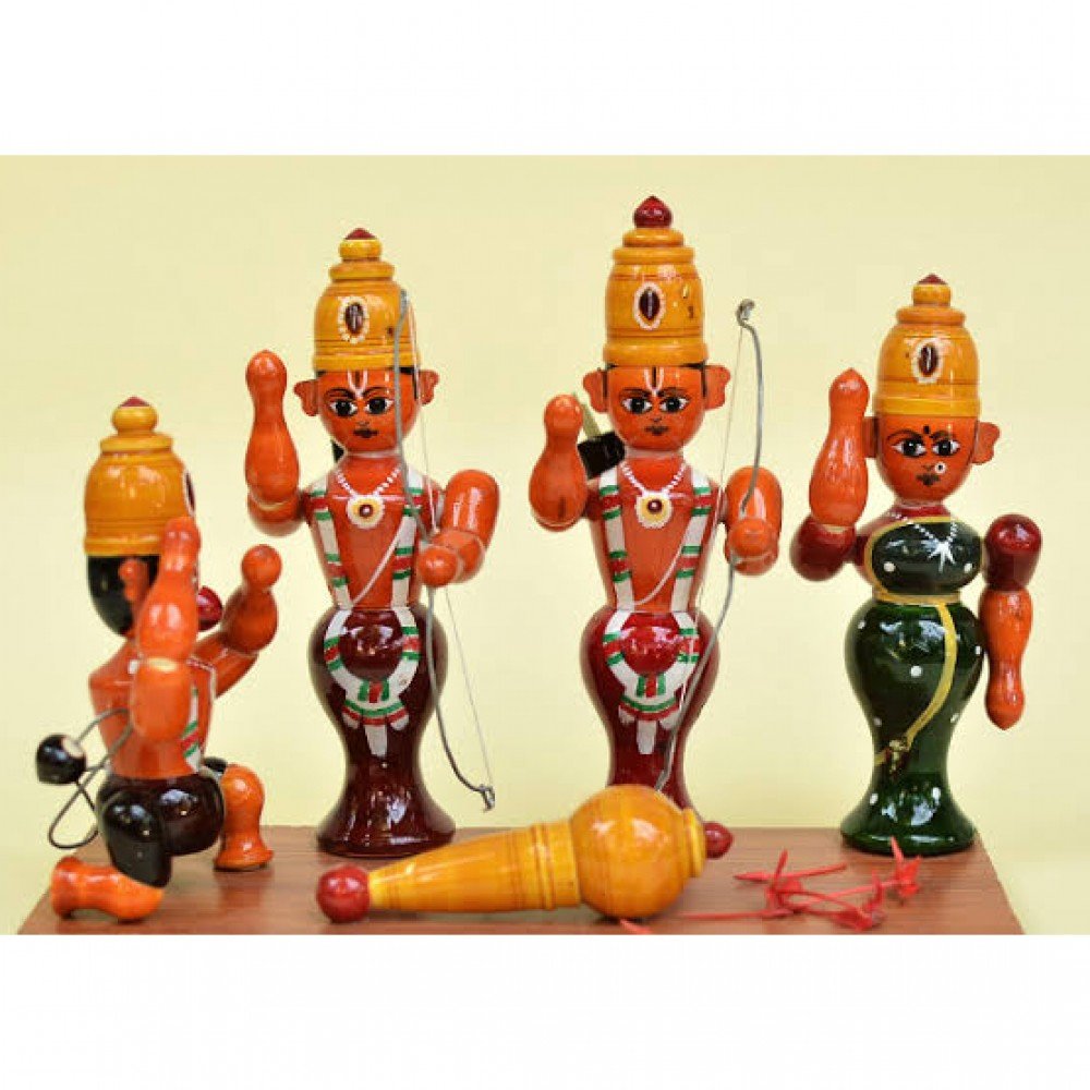 Ram Darbar Wooden Etikoppaka Toy
