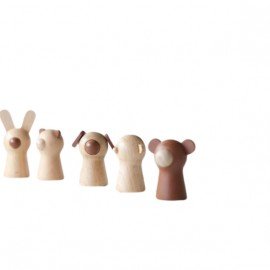 Wooden Five Piece Small Toys