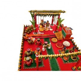Wooden Mandapam Showpiece/Toy