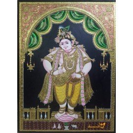 Load Krishna Tanjore Painting